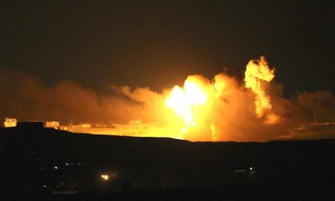 explosion-israeli-stike-gaza-reuters