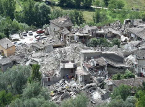 Italy earthquake general image